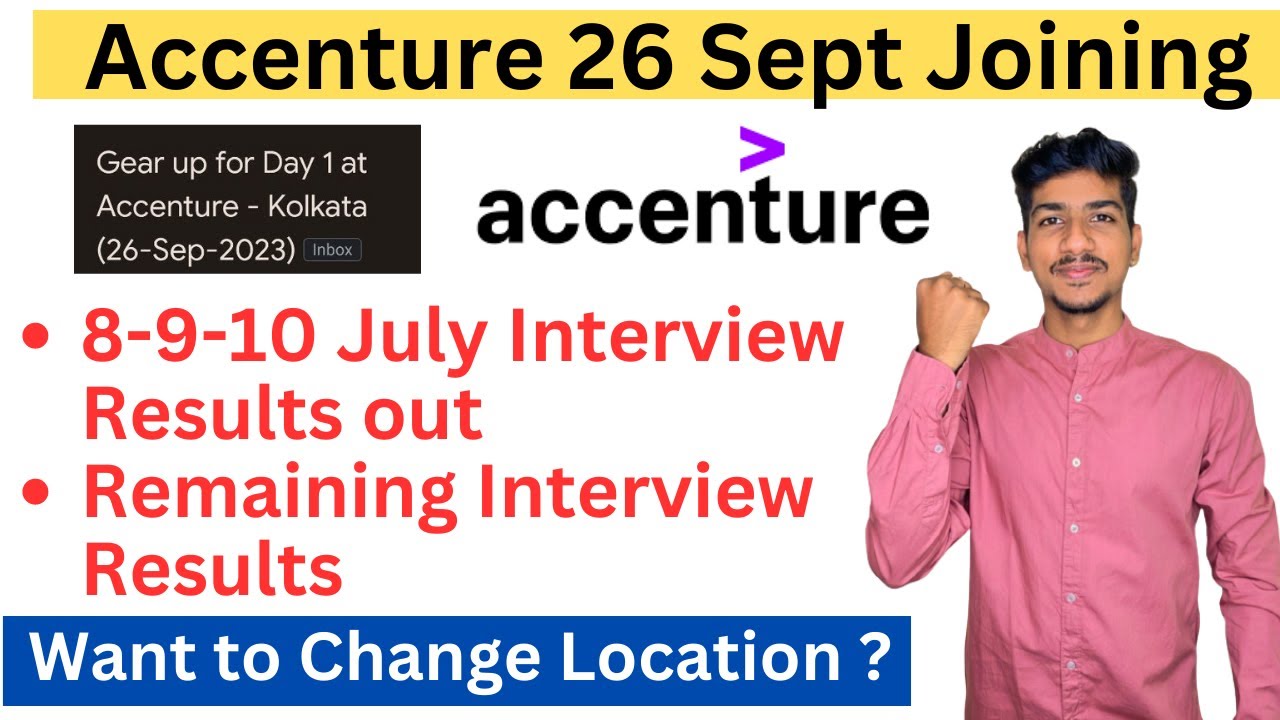 Accenture Joining Update | Accenture Interview Results 2023 | Accenture ...