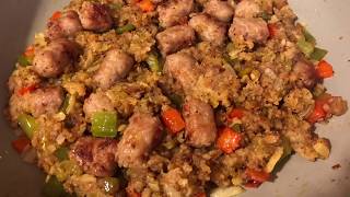 HASH/SAUSAGE/EGGS