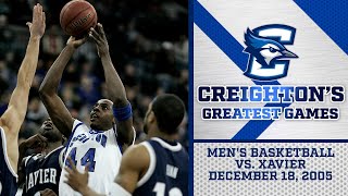 Xavier at Creighton Men's Basketball - 12/18/2005