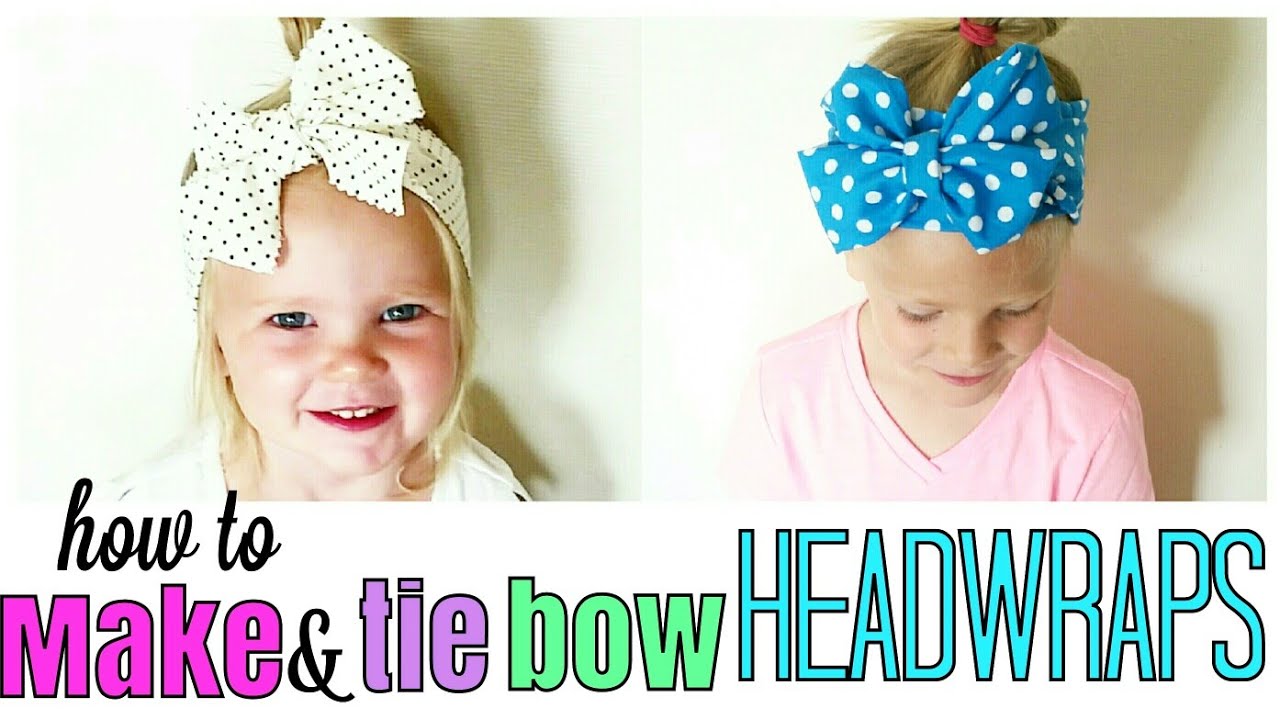 2 WAYS TO MAKE AND TIE BOW HEADBANDS FOR ALL AGES/ DIY HEADBANDS - YouTube