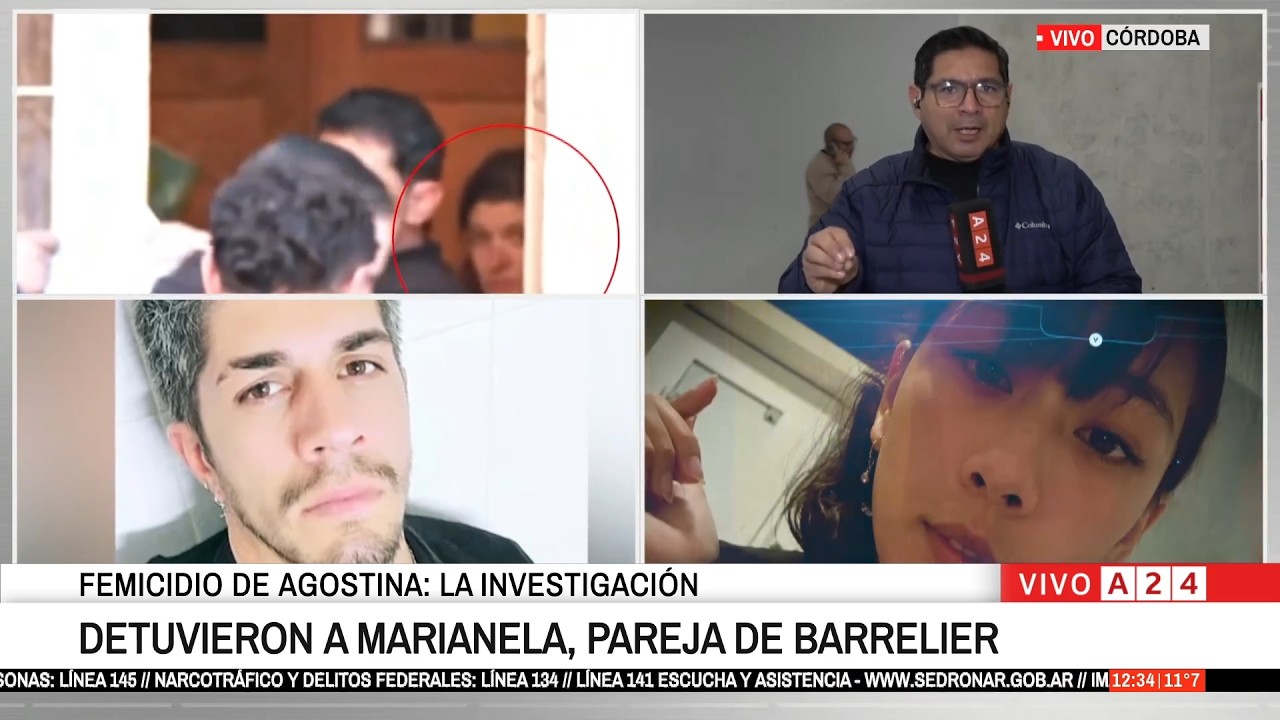 📢 EXCLUSIVO CASO AGOSTINA VEGA: CONFIRMAN LA DETENCIÓN DE MARIANELA, LA EXMUJER DE BARRELIER