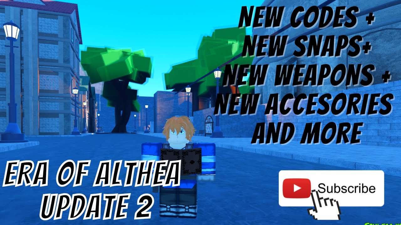 ALL NEW *SECRET* UPDATE 2 CODES in ERA OF ALTHEA CODES! (Era Of Althea Codes)  ROBLOX 