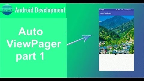 How to set Auto ViewPager in android for beginners Part 1 YouTube