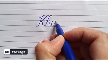 Name "Khurshid" in Cursive Writing||SimpleWriting||Writingtips