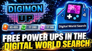 Digimon Up - How to get almost unlimited Steps for the Digital World Search !