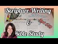 Lent Day 39 Scripture Writing and Bible Study