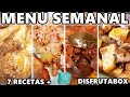 MENÚ SEMANAL * DISFRUTABOX