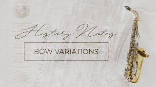 Mark VI bow variations | History Notes