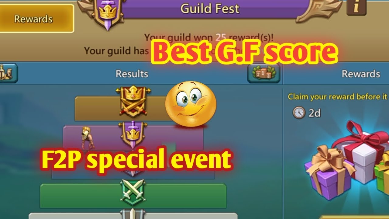 Best Guild fest Gift's | F2P biggest score | Lords Mobile - YouTube