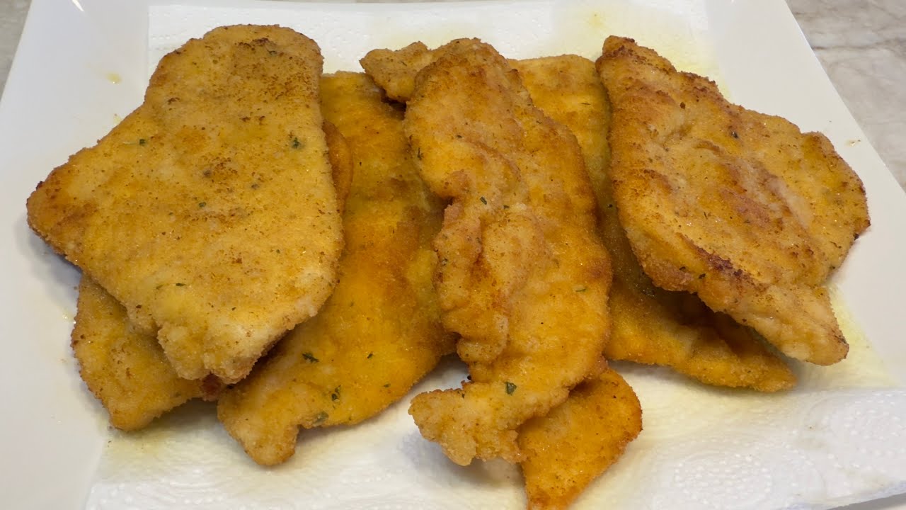 Pollo Fillet Quick and Easy Breaded chicken fillet recipe// Pollo Empanado By: Jhay ...
