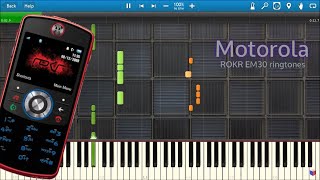Motorola Rokr Em30 Ringtones In Synthesia