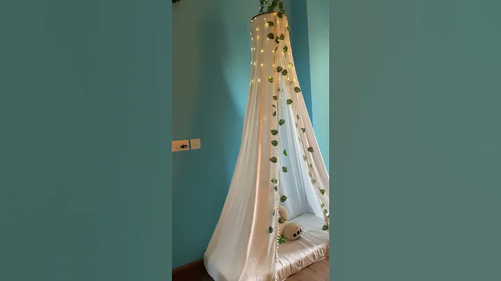 DIY canopy tent #diy #diyideas #canopytent #tent #shorts