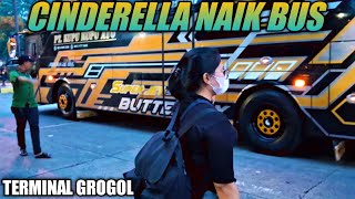 Cinderella naik bus ke wonosobo | penumpang istimewa malam minggu terminal akap grogol