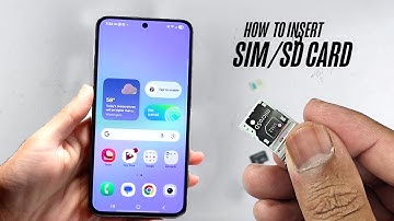 Samsung Galaxy A36 5G - How To Insert SIM Cards & SD Card