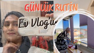 BALKON CAMLARI SİLİNDİ❗️KOMŞULARLA KARDEŞİME EV GÖRMESİNE GİTTİK🎁KARGO AÇILIŞI📦GÜNLÜK RUTİN 😇