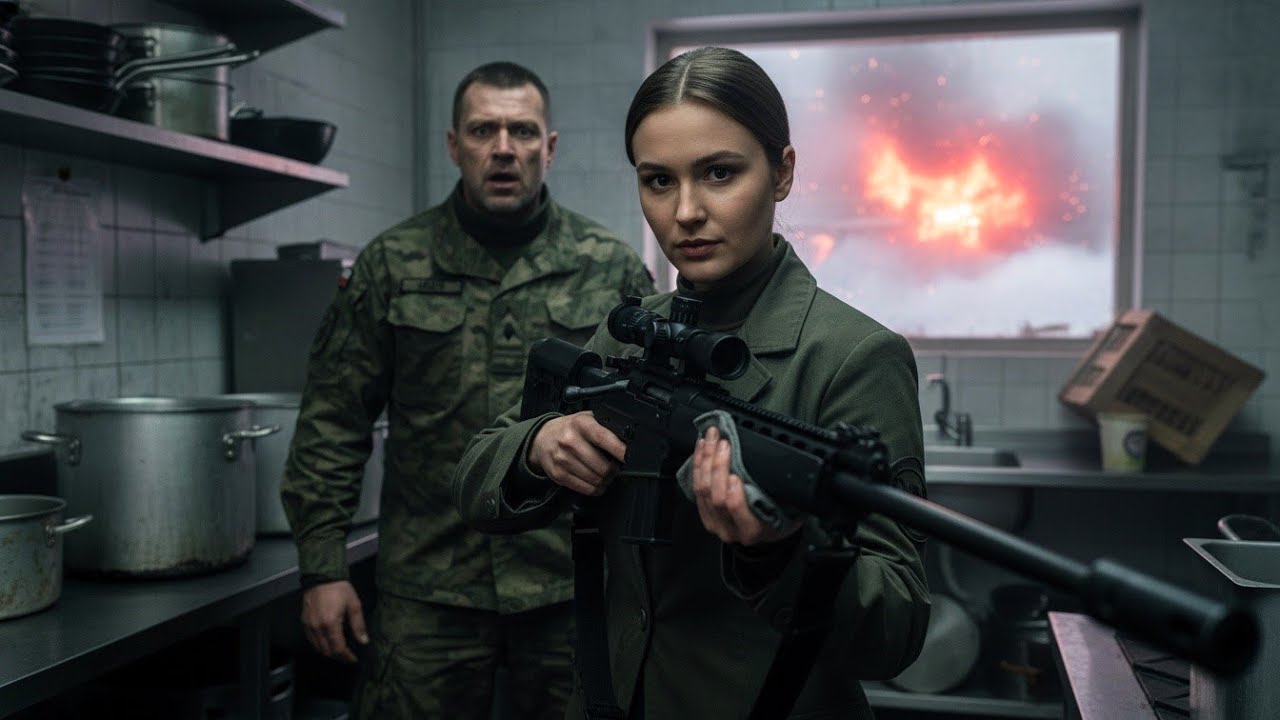 TO TYLKO KUCHARKA DRWIŁ GROM — Z OKNA KUCHNI LIKWIDOWAŁA WROGÓW JEDNYM STRZAŁEM