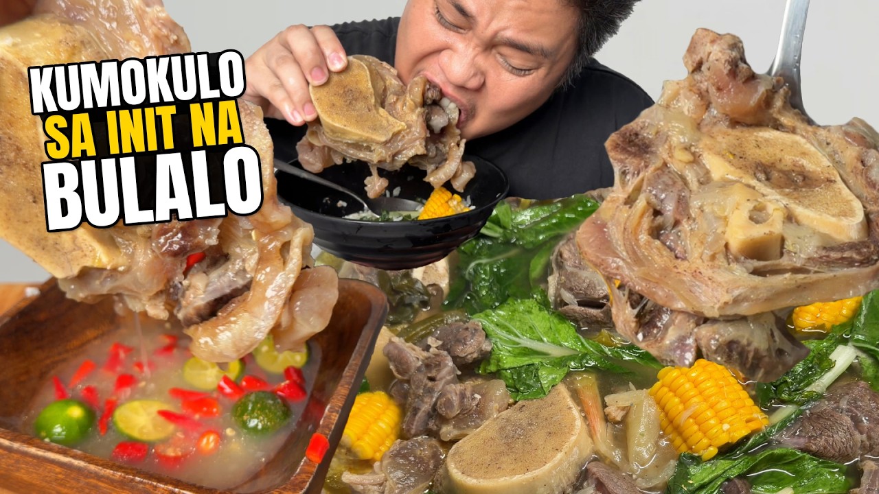 Kumokulo sa Init na Bulalo Mukbang | Walang Challenge