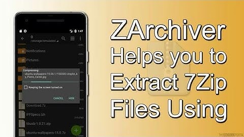 How To Extract Any Rar File With Z-Archiver | Ahsan Gamerz