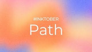 Timelaps Painting Of An Abstract Ants Path In Ink - - 3. Path