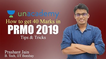 How to score 40 marks in PRMO 2019 | PRMO 2019 Tip | Prashant Jain