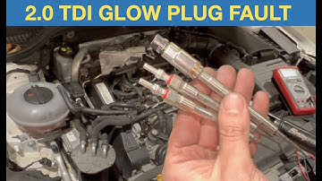 2015 2.0 TDI Glow plug fault - how to test & replace P0673