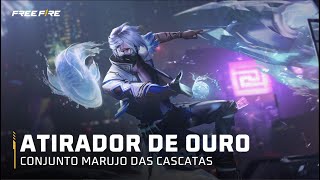 Atirador de Ouro: Conjunto Marujo das Cascatas | FREE FIRE