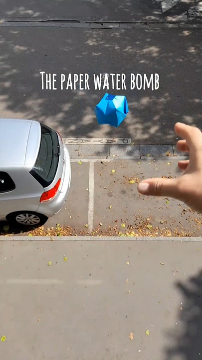 💦💣 Origami Water Bomb Explosion - Fun and Easy Origami!