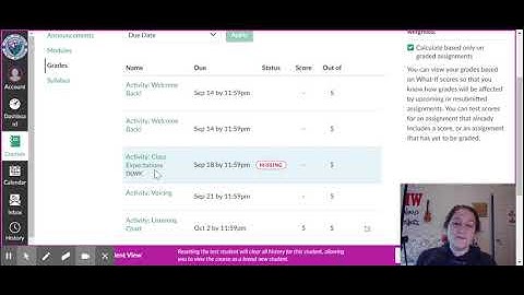 How to find missing work, grades, and comments on Canvas