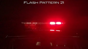 K-Force - Prime 36" Linear LED Full Size Light Bar Flash Patterns