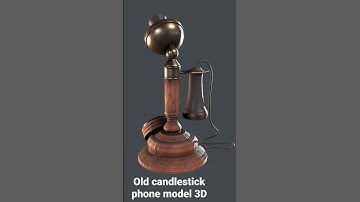 Old candlestick phone#maya#phone#old