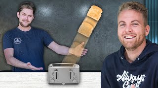 Toaster That Shoots 10Ft High Prank In Hotel