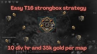 3.25 Strongbox farming strategy 10div/hr + gold farm (Lucky divine altar)