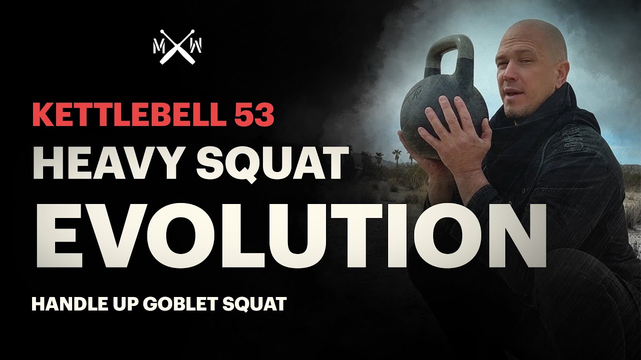 Best 3 Kettlebell Squats To Learn - KB 53 - Handle Up Goblet Squat
