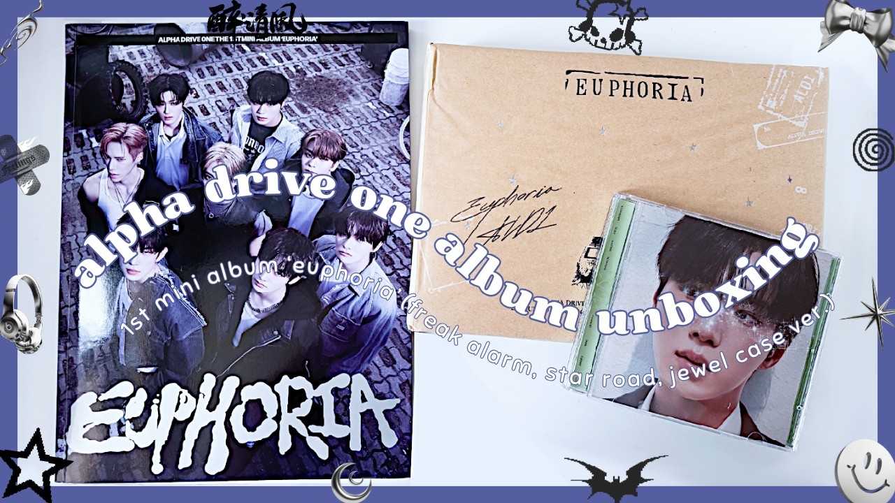 ALBUM UNBOXING] ALPHADRIVEONE - 1st Mini Album 'EUPHORIA' (Freak