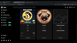 Step Finance Dashboard Explanation.