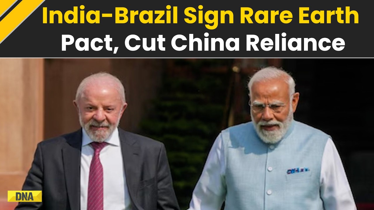 India-Brazil Sign Rare Earth, Critical Minerals Deal To Curb Dependance On China, PM Modi Hails Pact