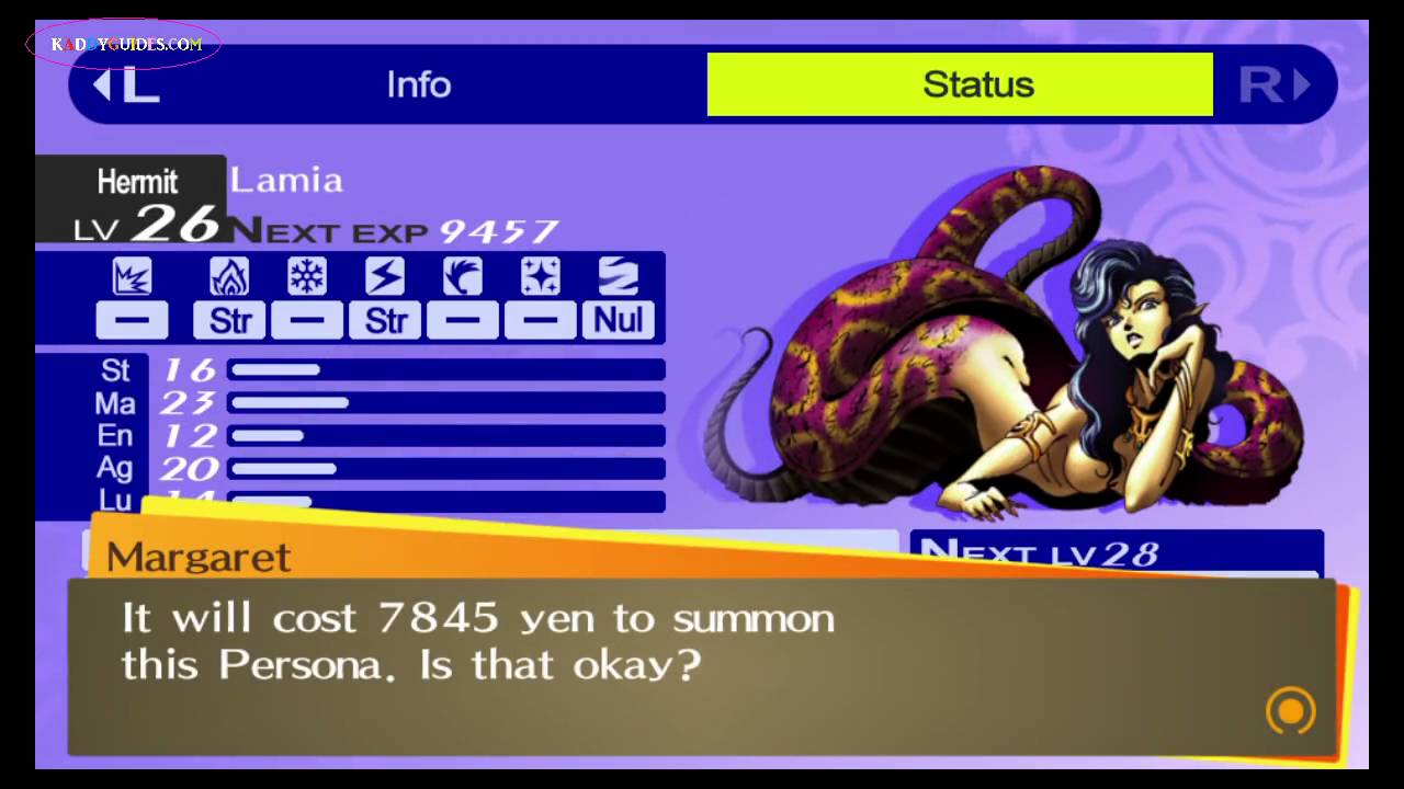 Persona 4 Golden 187 Empress 8 Yatsufusa With Mediarama Youtube