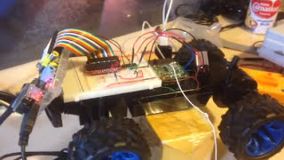 RC car control using raspberry pi and phone