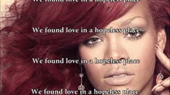 Rihanna - We found love (feat Calvin Harris) with lyrics and download link (Reuploaded 01.01.12)  - Durasi: 3:36. 