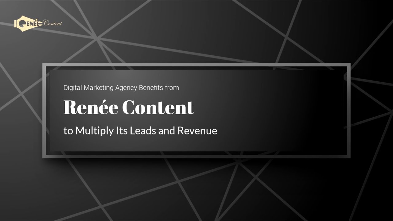 Renee Roo Digital Digital Marketing Agency Benefits from Renée Content to Multiply Its ...