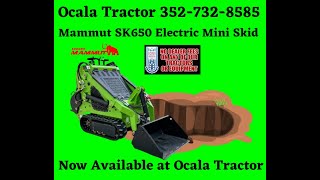 Discover Mammut's SK Series Mini Skid Steer: Diesel & Electric Options Now at Ocala Tractor.