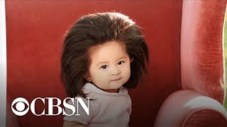 A 1-year-old japanese baby, who found fame with her luscious locks, is
featured as hair model in new ad for pantene. subscribe to the cbs
news channel he...