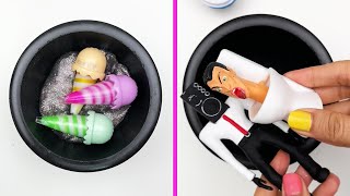 Satisfying Crushing💯 Slime crush glitters ✅😬🧁🍡🥐🍩