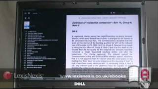 LexisNexis eBooks Demo - Laptop