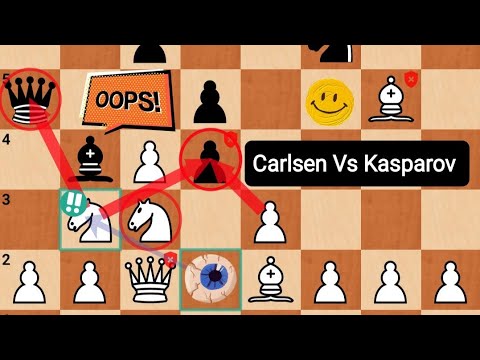 Magnus Carlsen Vs Garry Kasparov (1/2) in 2004 & 2800 Gameplay by only 13 years boy Shocked World 
