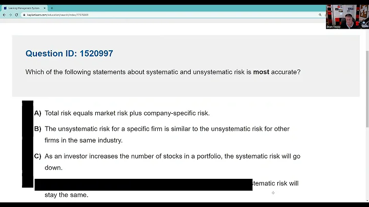 Series 65 Exam and Series 66 Exam - Systematic Risk and Unsystematic Risk