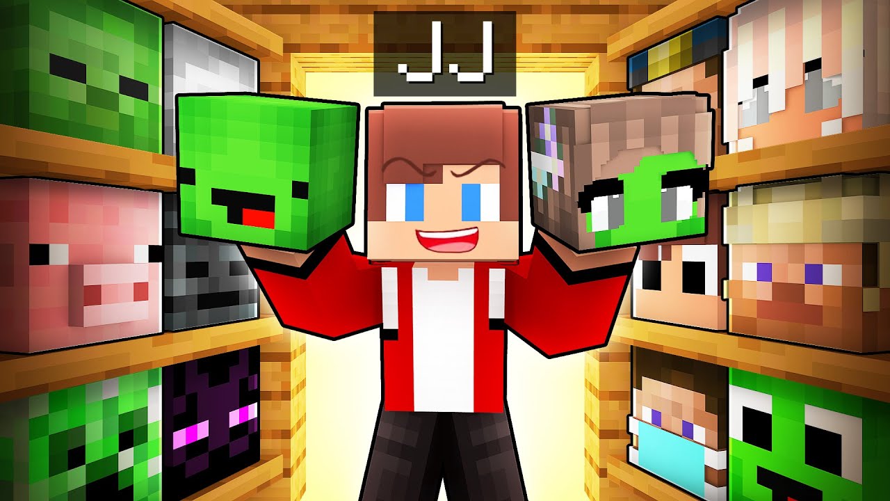 JJ Has The Power to BECOME ANYONE to Troll Mikey in Minecraft (Maizen)