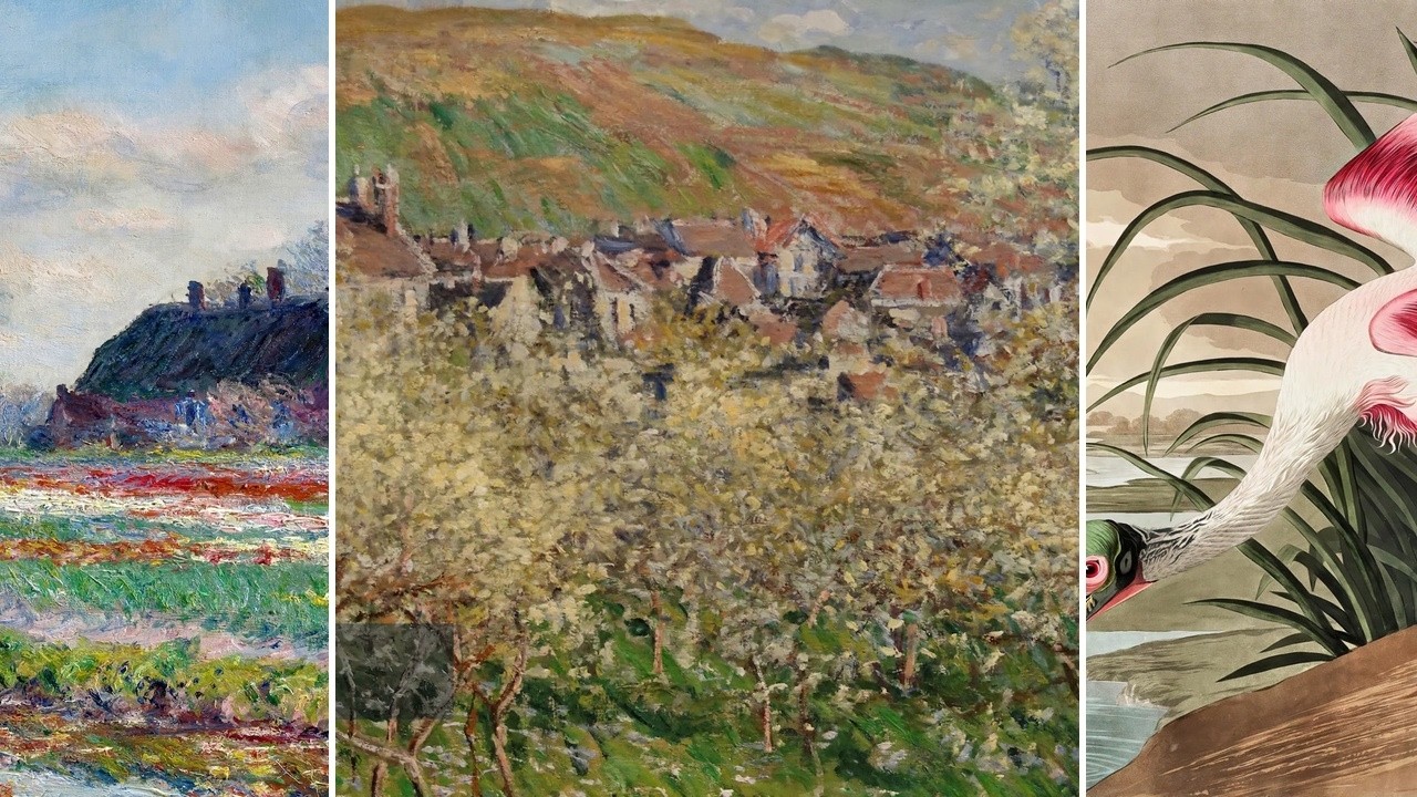 Fine Art TV — Silent Art Gallery · September 30 Morning | Plum Trees In Blossom… & others