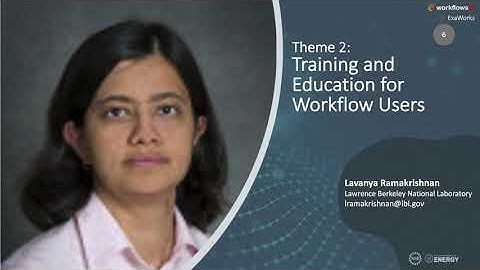 Training and Education for Workflow Users - Workflows Community Summit