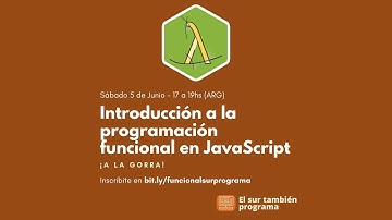 TALLER EN VIVO: Introducción a programación funcional en JavaScript